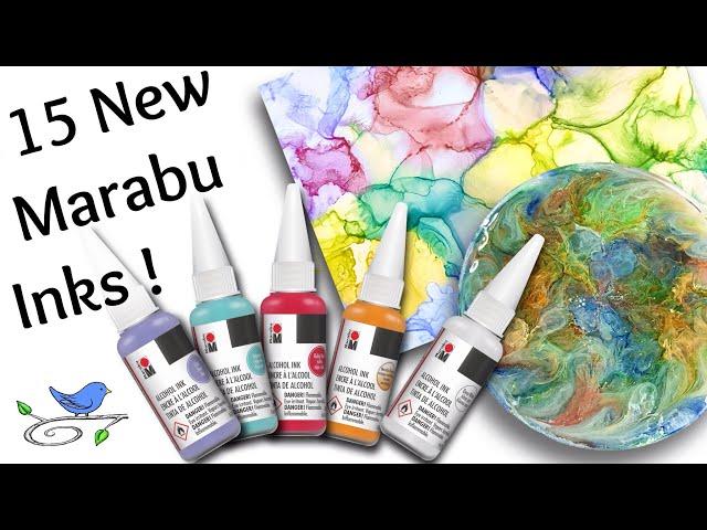 188] 15 Fabulous New Alcohol Inks  New Colors, Metallics, & a NEW Special WHITE!