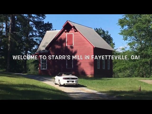 GA grist Mill and wooden covered bridge made by freed slave in 1840