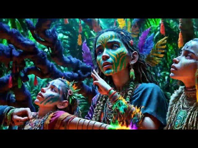 Psychedelic Trance - Ayahuasca Trip Visuals / Intense Trippy Animation ‍️ Psytrance DMT mix 2024