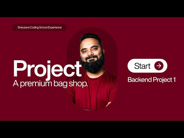 Backend Project 1 | Scatch - A premium bag Shop | Backend Development