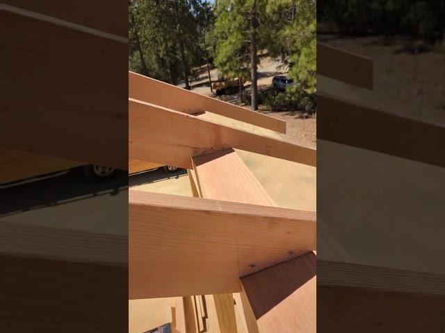 Cutting Common Rafters, Cut and Stack Roof, Tail, Seat, Birds Mouth Cut #construction #framing