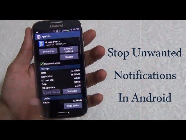 Stop Unwanted Notifications On any Android Phone