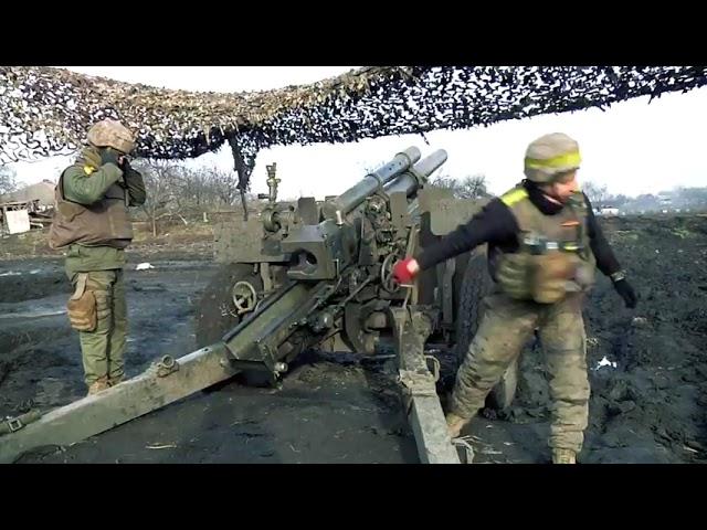 Amerikanische Haubitzen M101 in der ukrainischen Armee American M101 howitzers in the Ukrainian army