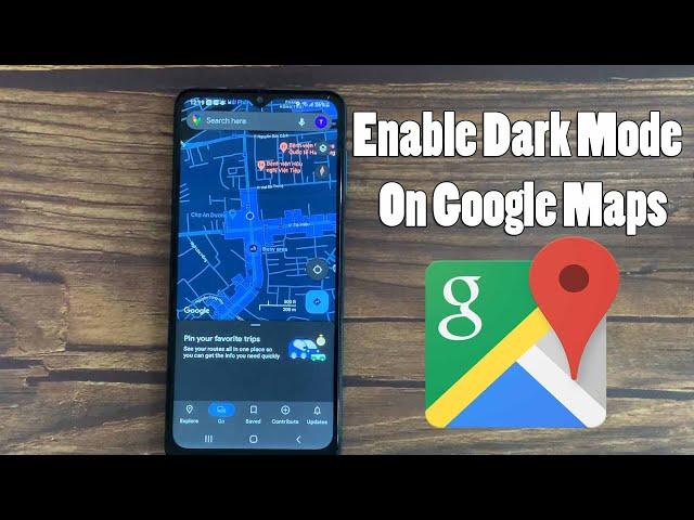 How to Enable Dark Theme in Google Maps App on Android Devices | Google Maps Dark Mode 2022