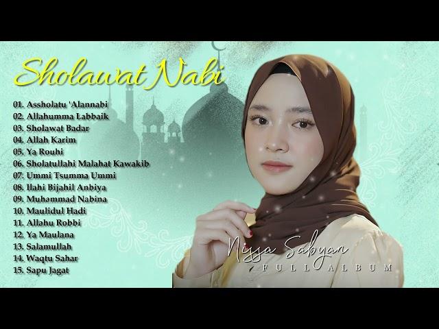 FULL ALBUM SHOLAWAT TERBARU SABYAN 2024 ( NISSA SABYAN FULL ALBUM TERBARU 2024 ) MP3 SHOLAWAT SABYAN