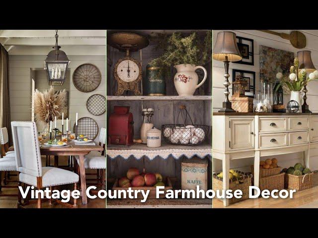 100  Vintage Country Farmhouse Decor Ideas for Every Room #farmhouse #decoration