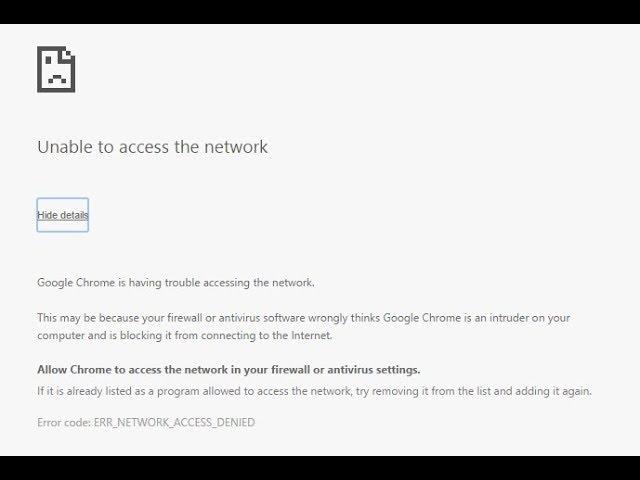 How to Fix Your Connection Was Interrupted - ERR NETWORK CHANGED in Google Chrome