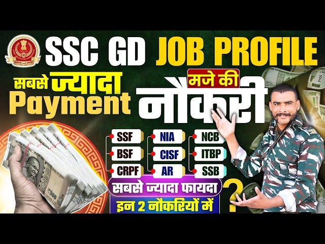 ssc gd salary full details | highest payment in ssc gd job | ssc gd job profile | ssc gd 2025