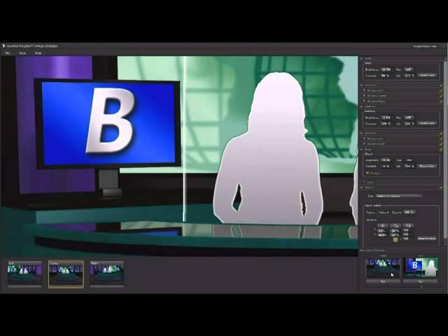 NewTek TriCaster™ Virtual Set Editor VSE Demo