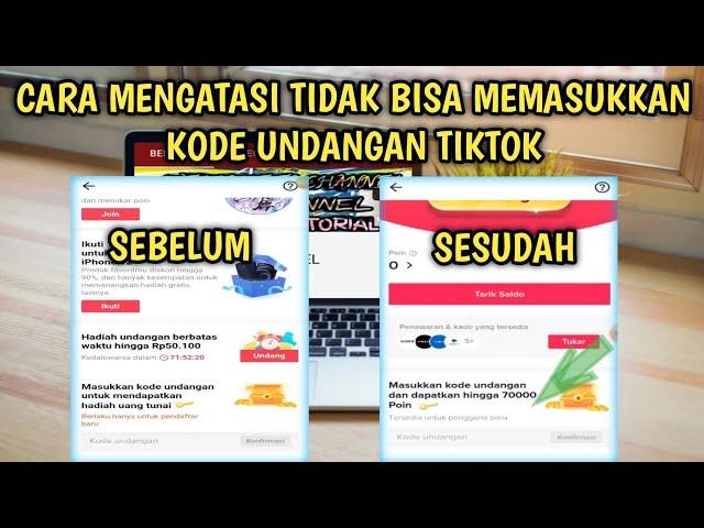 Cara mengatasi tidak bisa memasukkan kode undangan tiktok - hanya berlaku untuk pengguna baru