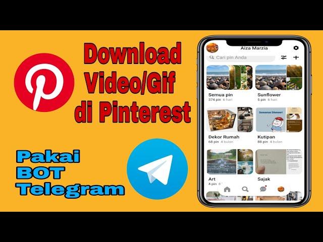 Cara Download Video/Gif Di Pinterest Melalui Bot Telegram