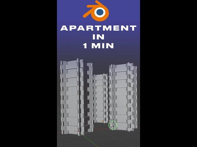 Create Astonishing Apartment Building In Blender In 1 Min