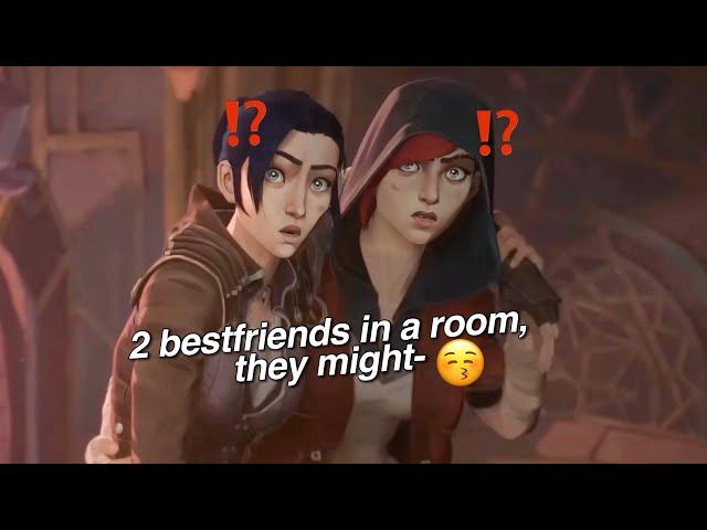 caitlyn and vi being “best friends” for 5 minutes & 16 seconds gay ️‍‍️‍‍