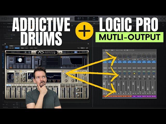 LOGIC PRO + ADDICTIVE Drums | How To Use MULTI-OUTPUT Mode & MORE