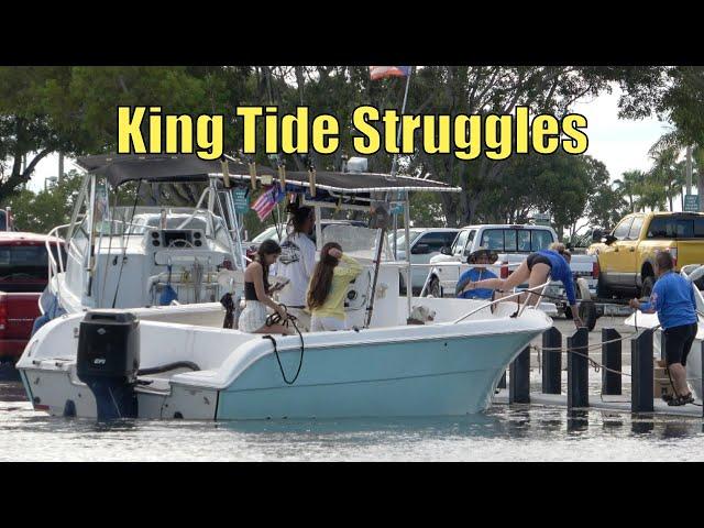 King Tides Struggles | Miami Boat Ramps | Black Point | Wavy Boats | Broncos Guru