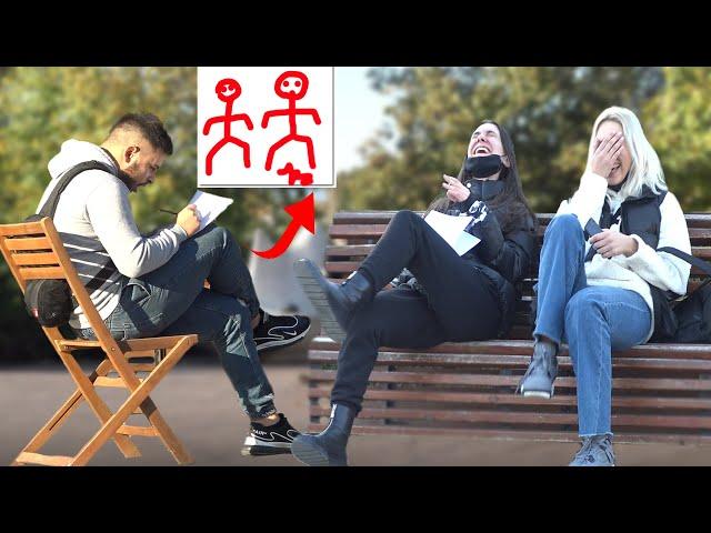 ARTIST WITHOUT TALENT Paint stranger people️ - AWESOME REACTIONS
