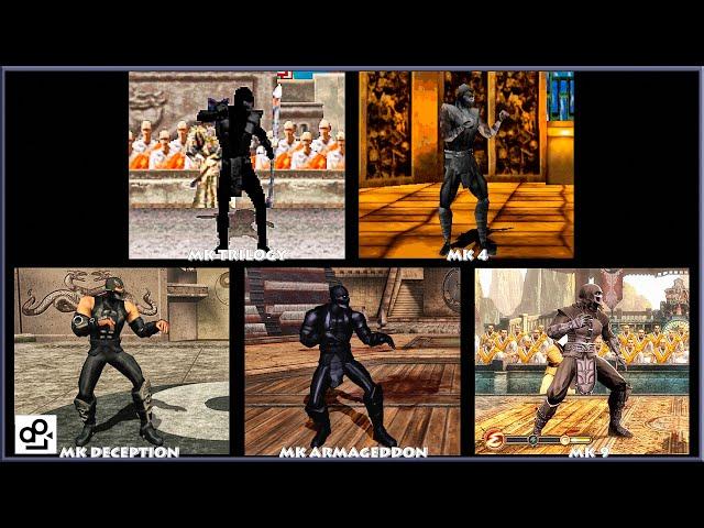 NOOB SAIBOT Graphic Evolution 1993-2011 Mortal Kombat | ARCADE XBOX PC |