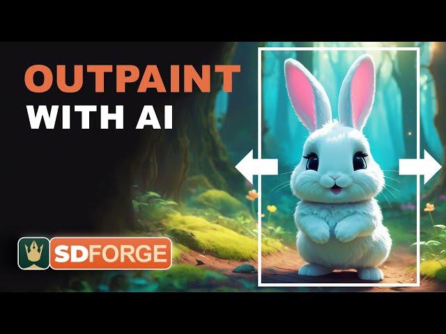Stable Diffusion Outpainting Tutorial - Forge UI #stablediffusion