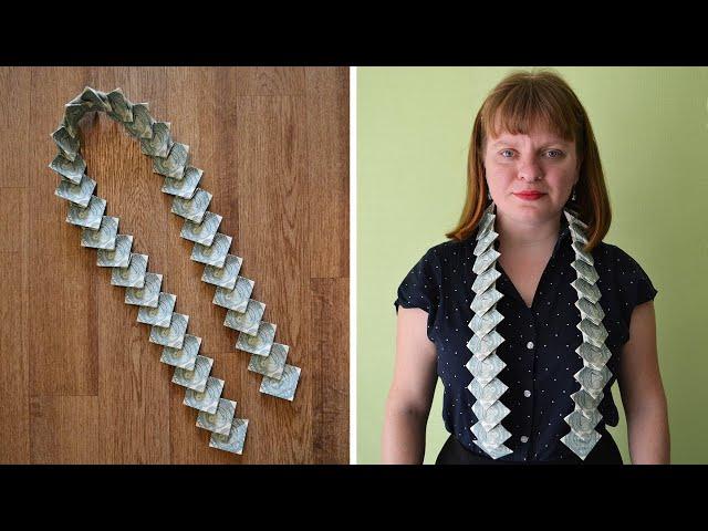 My MONEY GRADUATION LEI | Easy Modular Dollar Origami 2021 | Tutorial DIY by NProkuda