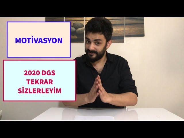 DGS DERS ÇALIŞMA MOTİVASYON REHBERLİK #2020DGS #dgs #dgs2020