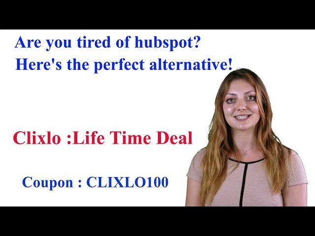 hubspot alternatives - best hubspot alternatives - clixlo alternative lifetime deal