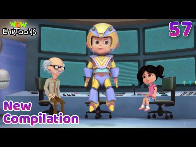 Vir The Robot Boy in Hindi: New Compilation 57 | Animated Series | Wow Cartoons | #Spot