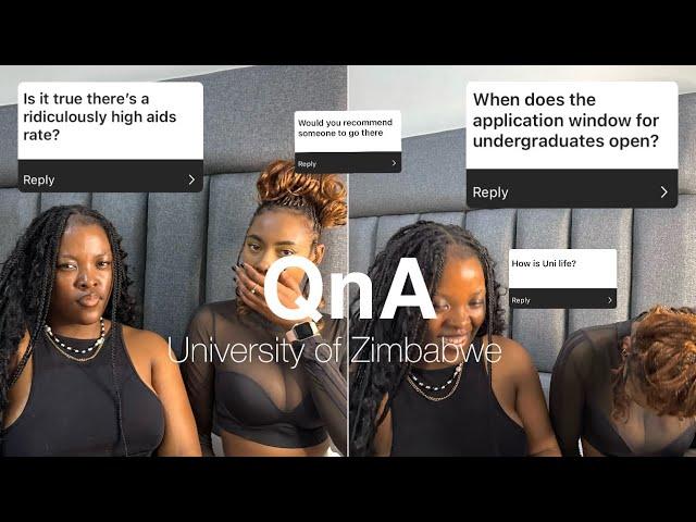 UNIVERSITY OF ZIMBABWE QnA (application, blessers, social life, diet, …)  || Tanaka Paula