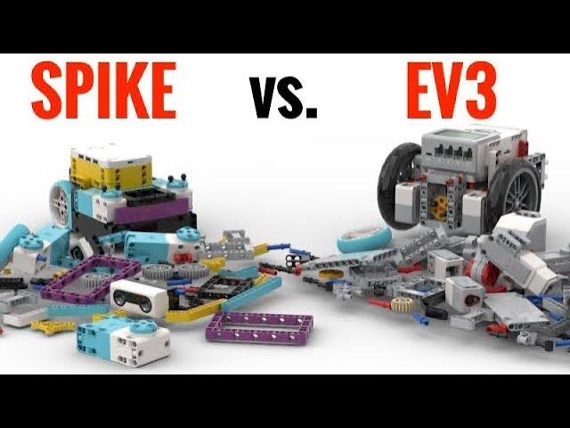 Comparing the SPIKE prime kit to the EV3 set