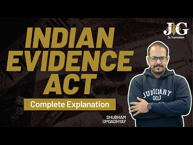 Indian Evidence Act by Judiciary Gold | Indian Evidence Act for Judiciary