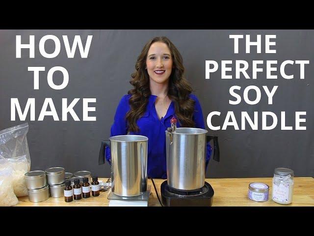 How To Make Soy Candles DIY Candle Making Tutorial