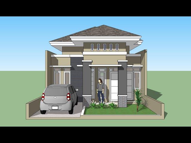 Sketchup house design tutorial