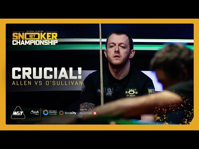 VITAL STEAL! | Mark Allen vs Ronnie O'Sullivan | Riyadh Season Snooker Championship 2024