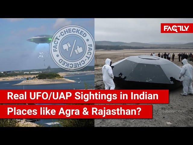 FACT CHECK: Do Viral Videos Show Real UFO/UAP Sightings in Indian Places like Agra & Rajasthan?