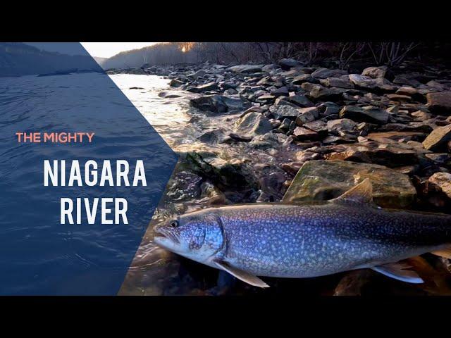 Fishing the Canadian side of the Niagara River