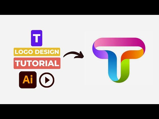 How to Design T Letter logo for your Client! Easy steps