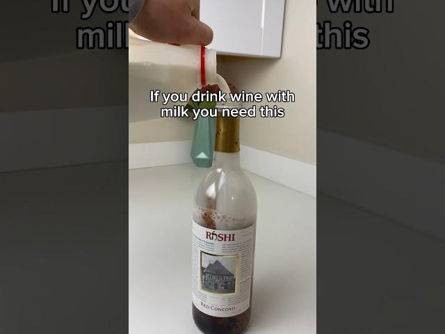 Milk + wine is actually yummy