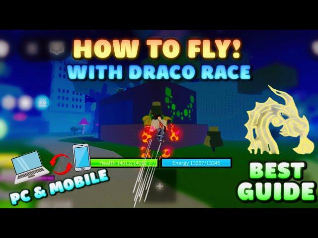 How to Fly with Draco Race in Blox Fruits | PC and Mobile Guide