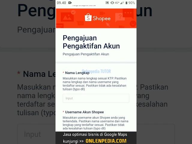 CARA MENGATASI AKUN SHOPEE DINONAKTIFKAN / DIBATASI !!