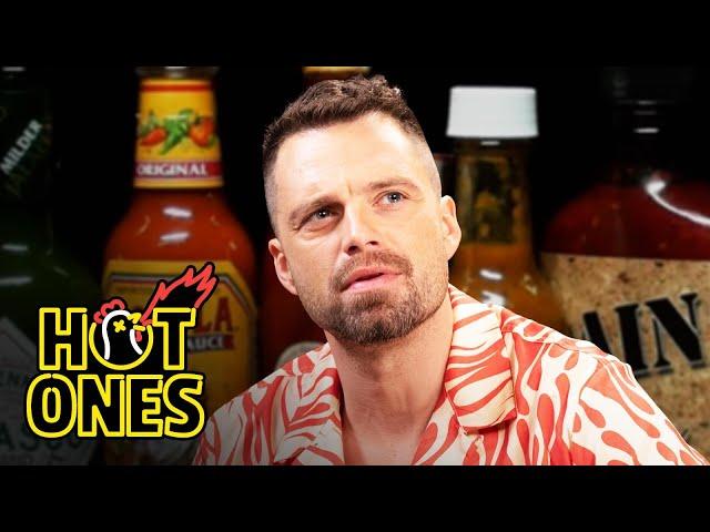 Sebastian Stan Learns About Himself While Eating Spicy Wings | Hot Ones