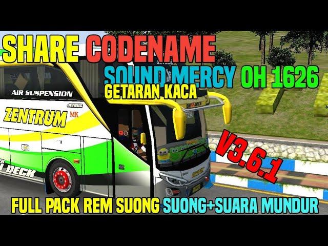 CODENAME SOUND MERCY OH 1626 GETARAN KACA TERBARU V3.6.1 | SUPPORT ALL OBB