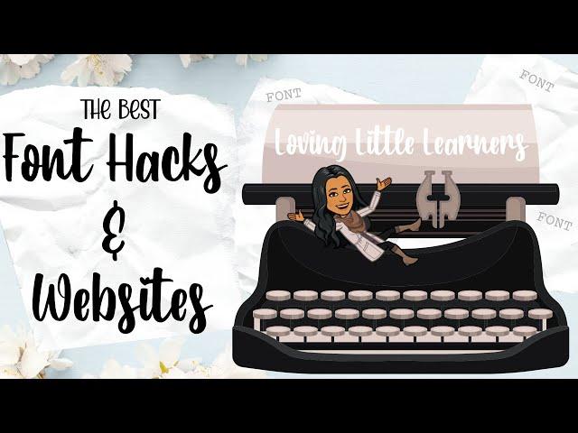 The BEST Font Hacks & Websites