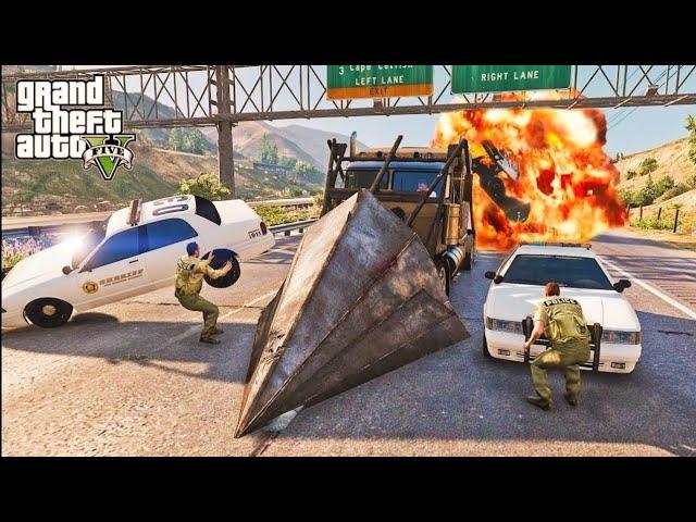 GTA 5 Phantom Wedge Truck Crashes - Impact Compilation - Destruction