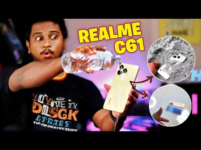 Water,Dust And Drop Test Realme C61 || Unboxing || Honest Review in bangla || Mobile Bari.