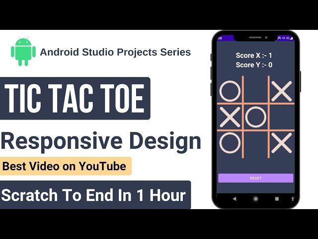 Tic tac toe in android studio | tic tac toe android studio java | tic tac toe game in android studio