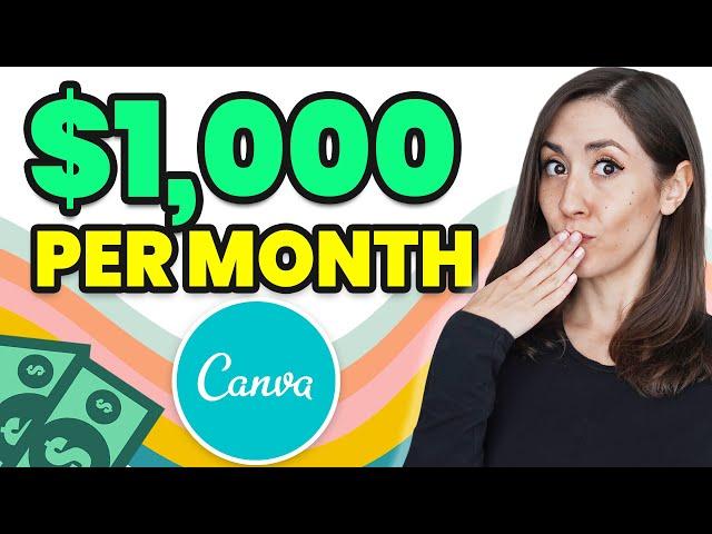 Make Money with Canva Templates 2024! The Easiest Way to Make Money Selling Digital Products Online