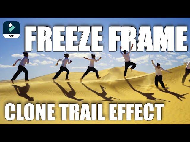 Create A FREEZE FRAME CLONE TRAIL Effect in Filmora 12