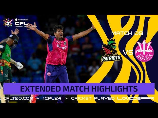 Extended Highlights | St Kitts and Nevis Patriots vs Barbados Royals | CPL 2024