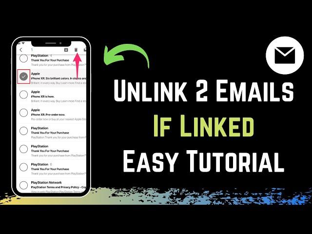 How to Unlink 2 Email Accounts !