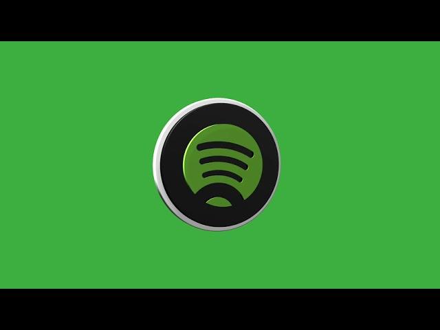 Free Green Screen Spotify 1 icon | no copyright | Chroma key - Free Green Screen Effects
