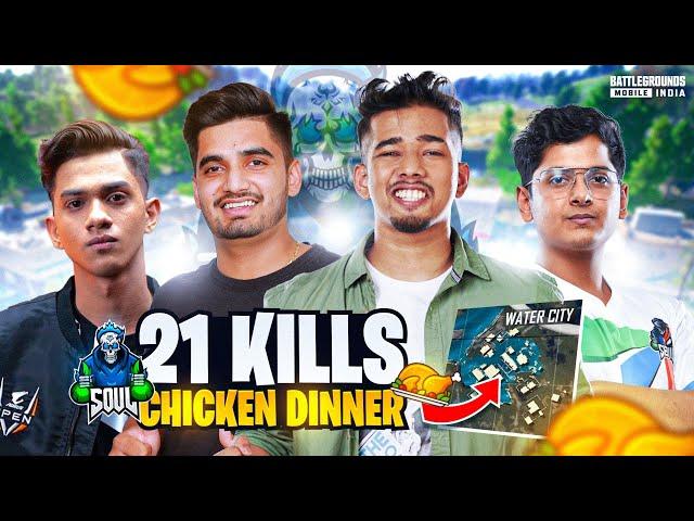 TEAM SOUL 21 KILLS CHICKEN DINNER - Scout's POV | Tournament Highlight